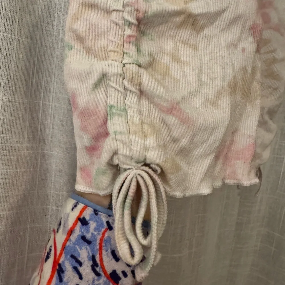 Art Class Tie Dye Rouched sides T shirt